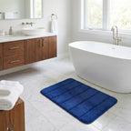 A&L Bath °03 Striped Memory Foam Bath Mat - Non Slip and Absorbent