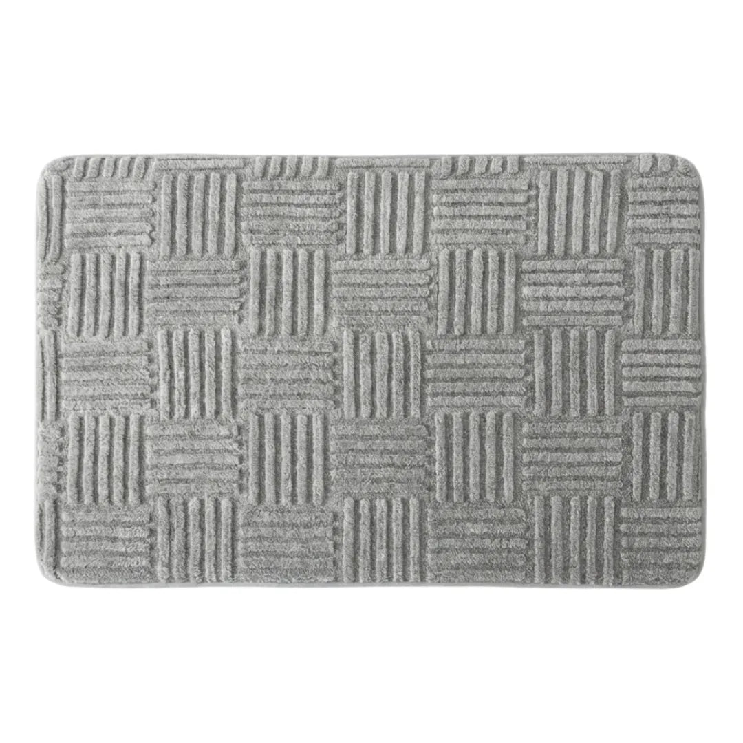 A&L Bath °04 Non Slip Bath Mat – Geometric Patterned Microfibre