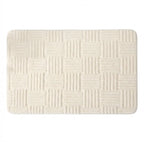 A&L Bath °04 Non Slip Bath Mat – Geometric Patterned Microfibre