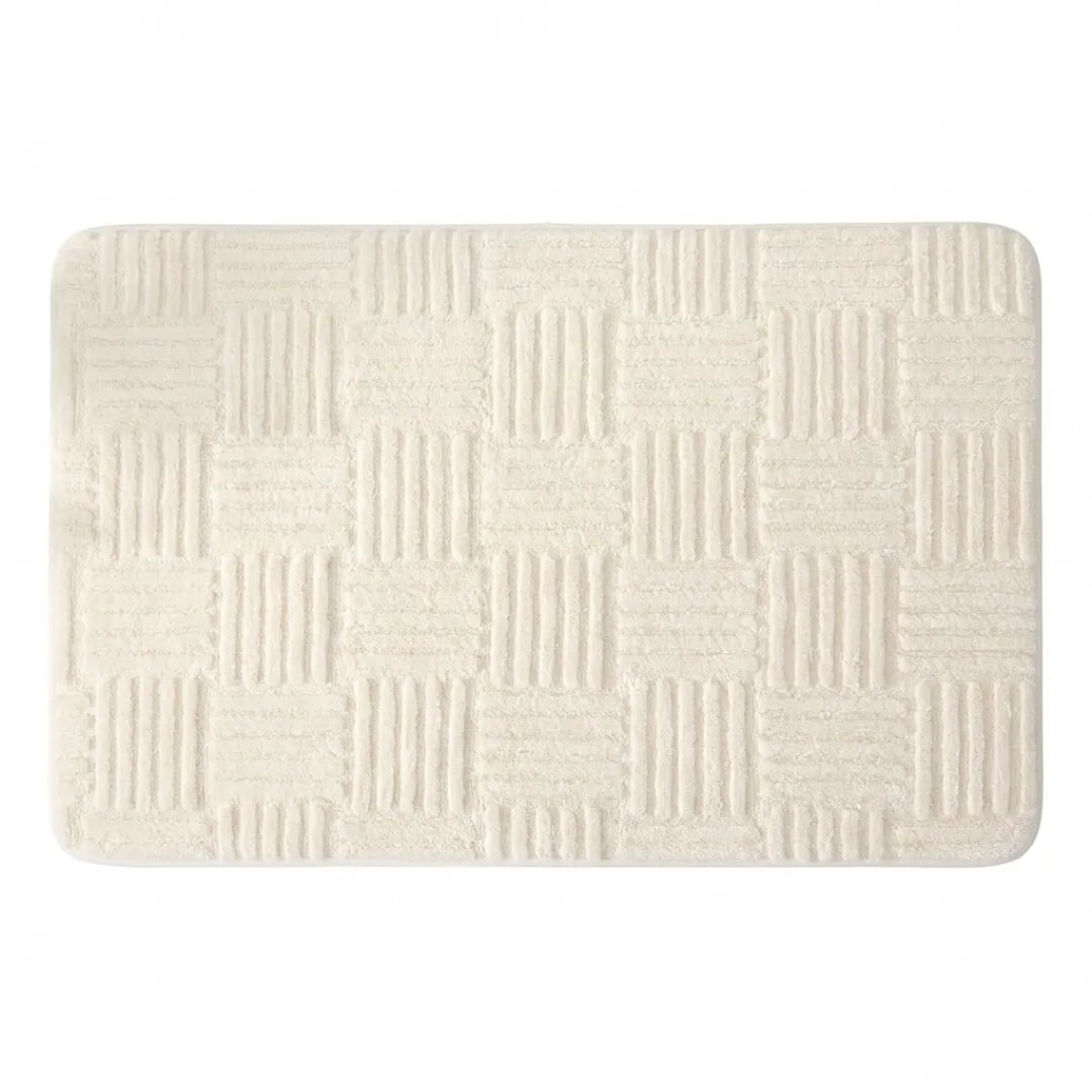 A&L Bath °04 Non Slip Bath Mat – Geometric Patterned Microfibre