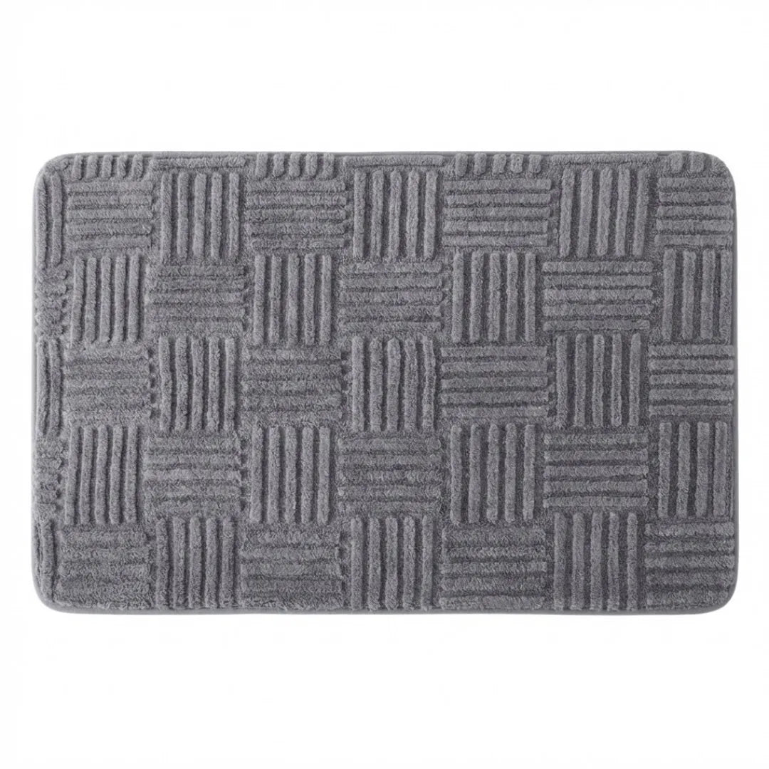 A&L Bath °04 Non Slip Bath Mat – Geometric Patterned Microfibre