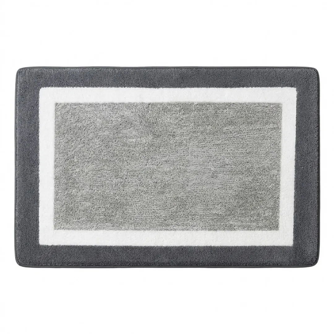 A&L Bath °05 Non Slip Bath Mat – Geometric Bordered Microfibre