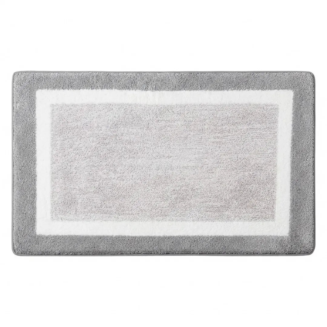 A&L Bath °05 Non Slip Bath Mat – Geometric Bordered Microfibre