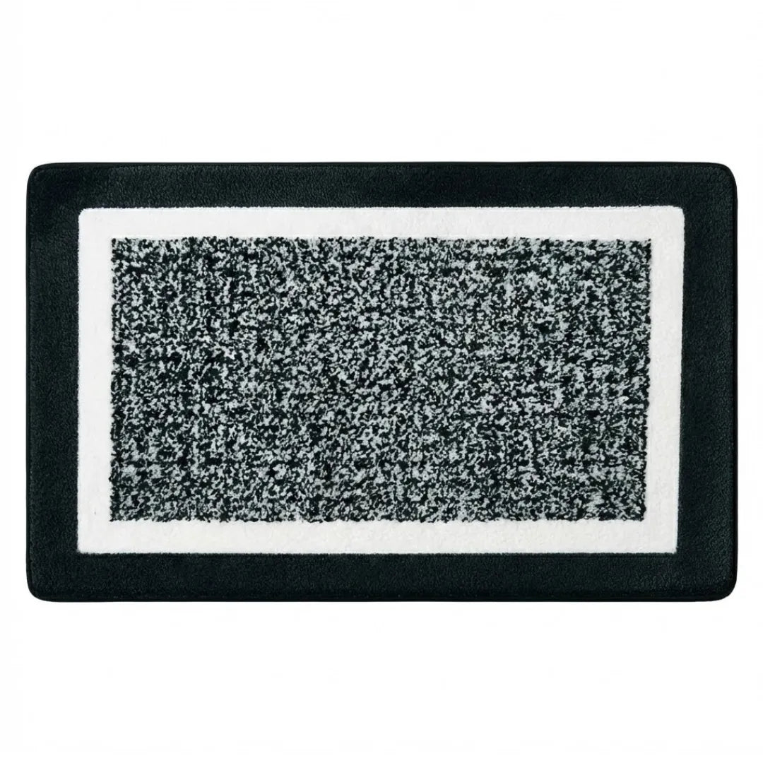 A&L Bath °05 Non Slip Bath Mat – Geometric Bordered Microfibre