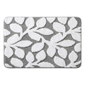 A&L Bath °15 Non Slip Bath Mat - Leaf Pattern Microfibre Shower Mat