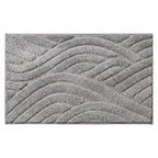 A&L Bath °18 Absorbent Microfibre Bath Mat - Striped Bathroom Mat