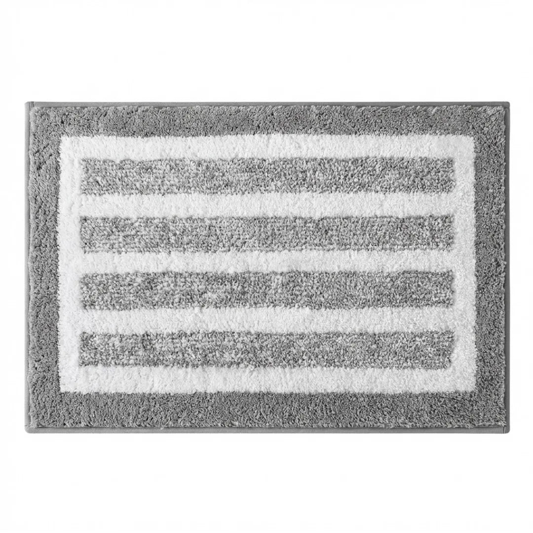 A&L Bath °19 Striped Non Slip Bath Mat – Absorbent Bathroom Mat
