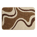 A&L Bath °25 Wave Microfibre Bath Mat - Non Slip Shower Mat