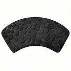 A&L Bath °31 Curved Non Slip Bath Mat - Absorbent Pebble Design