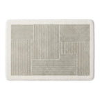 A&L Bath °35 Non Slip Bath Mat - Absorbent Polyester Shower Mat