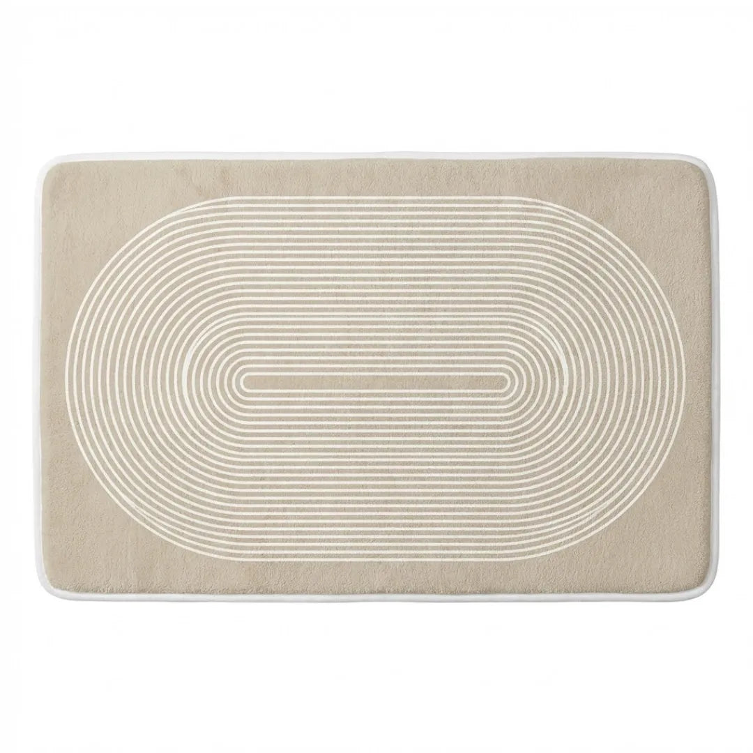 A&L Bath °35 Non Slip Bath Mat - Absorbent Polyester Shower Mat