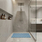 A&L Bath °39 Striped PVC Bath Mat - Non Slip Shower Mat