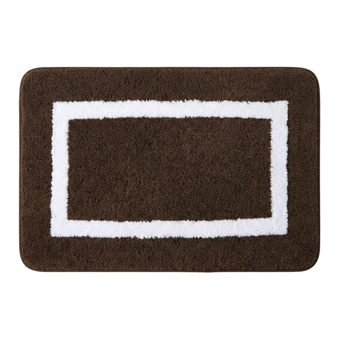 A&L Bath °40 Geometric Non Slip Bath Mat - Absorbent Microfibre