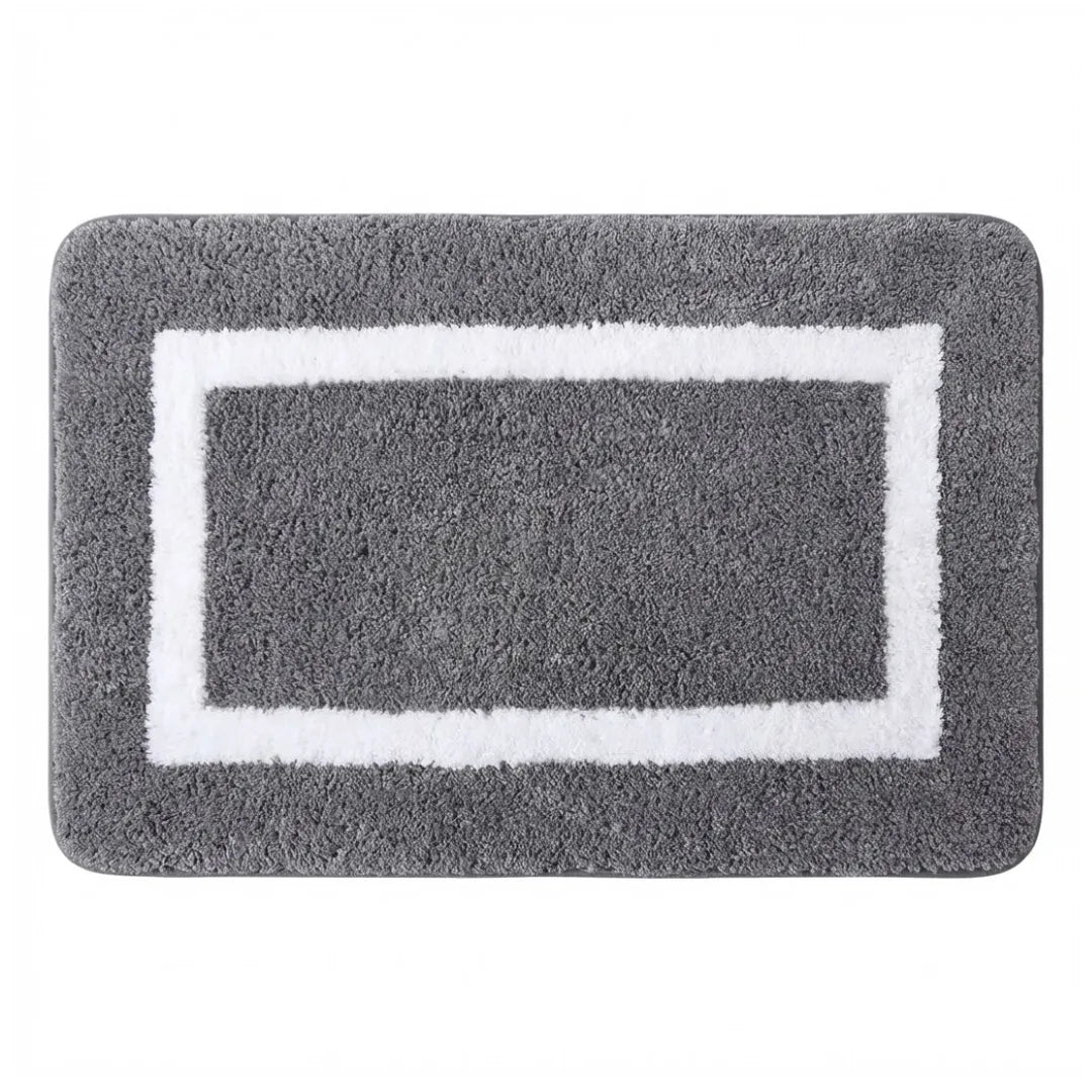 A&L Bath °40 Geometric Non Slip Bath Mat - Absorbent Microfibre