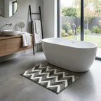 A&L Bath °43 Waffle Weave Bath Mat - Non Slip Absorbent Microfibre