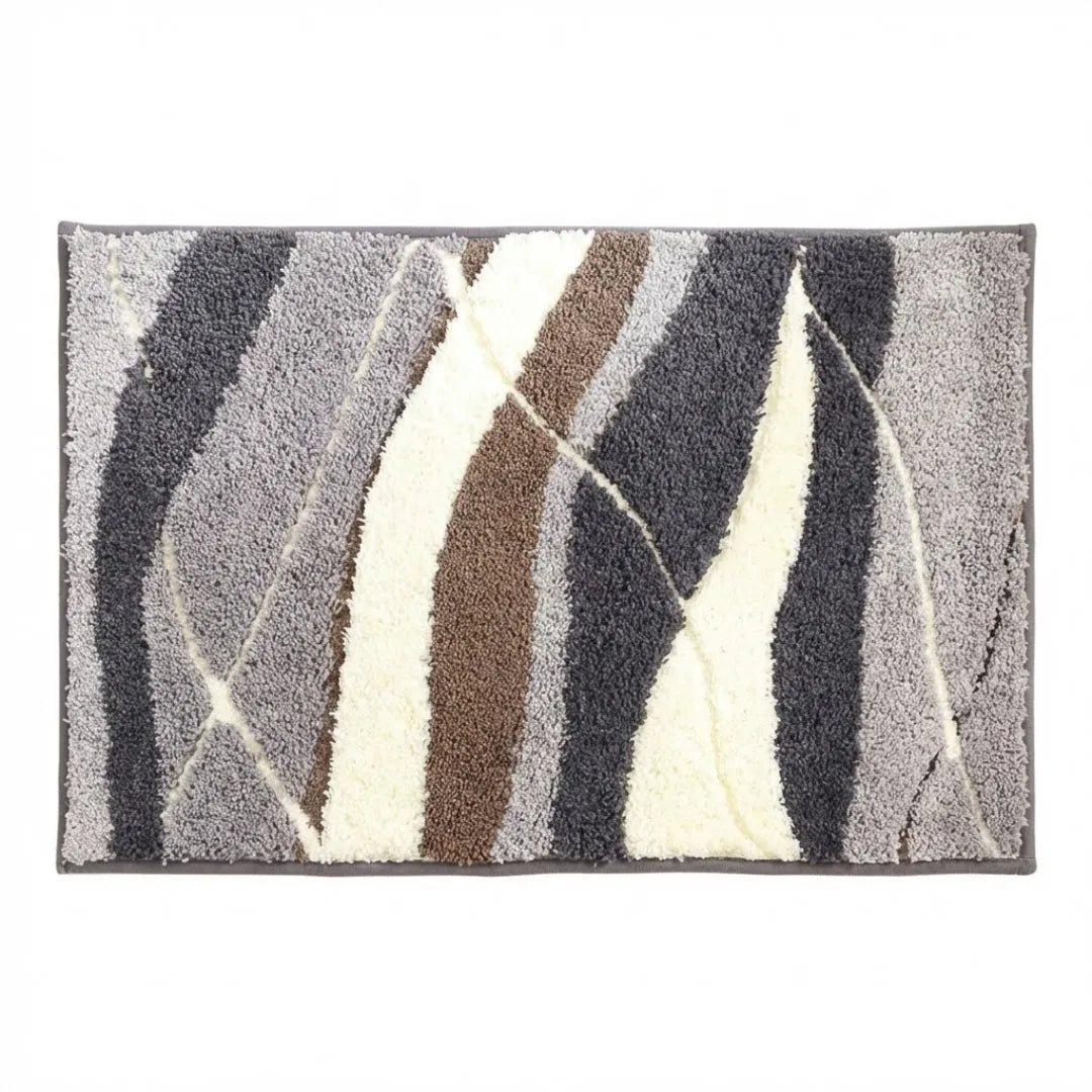 A&L Bath °45 Non Slip Bath Mat - Waterproof Absorbent Felt Texture
