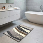 A&L Bath °45 Non Slip Bath Mat - Waterproof Absorbent Felt Texture