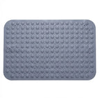 A&L Bath °52 Grey Non Slip Bath Mat - PVC Shower Mat with Suction Cups