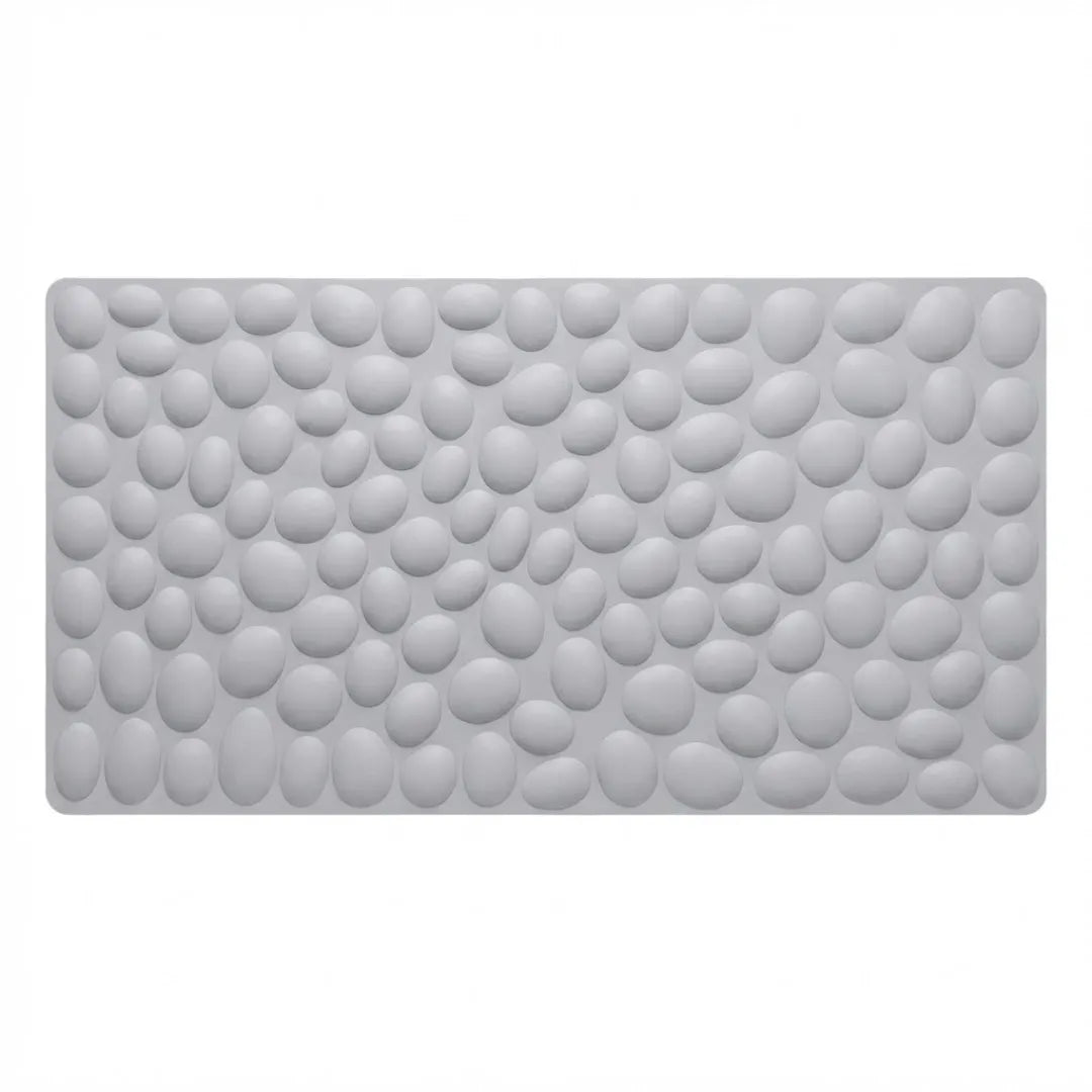 A&L Bath °53 Grey Pebble Bath Mat - Non Slip PVC Shower Mat