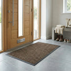 A&L Mat °01 Geometric Striped Doormat – Non Slip Indoor Outdoor Mat