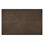 A&L Mat °01 Geometric Striped Doormat – Non Slip Indoor Outdoor Mat