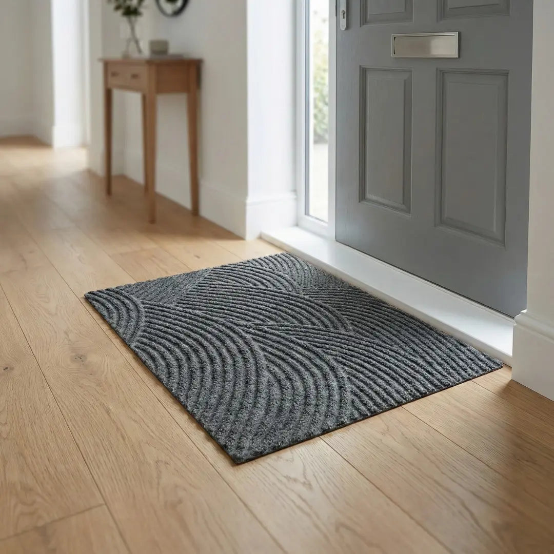 A&L Mat °04 Indoor Outdoor Doormat - Non Slip Textured Wave Design