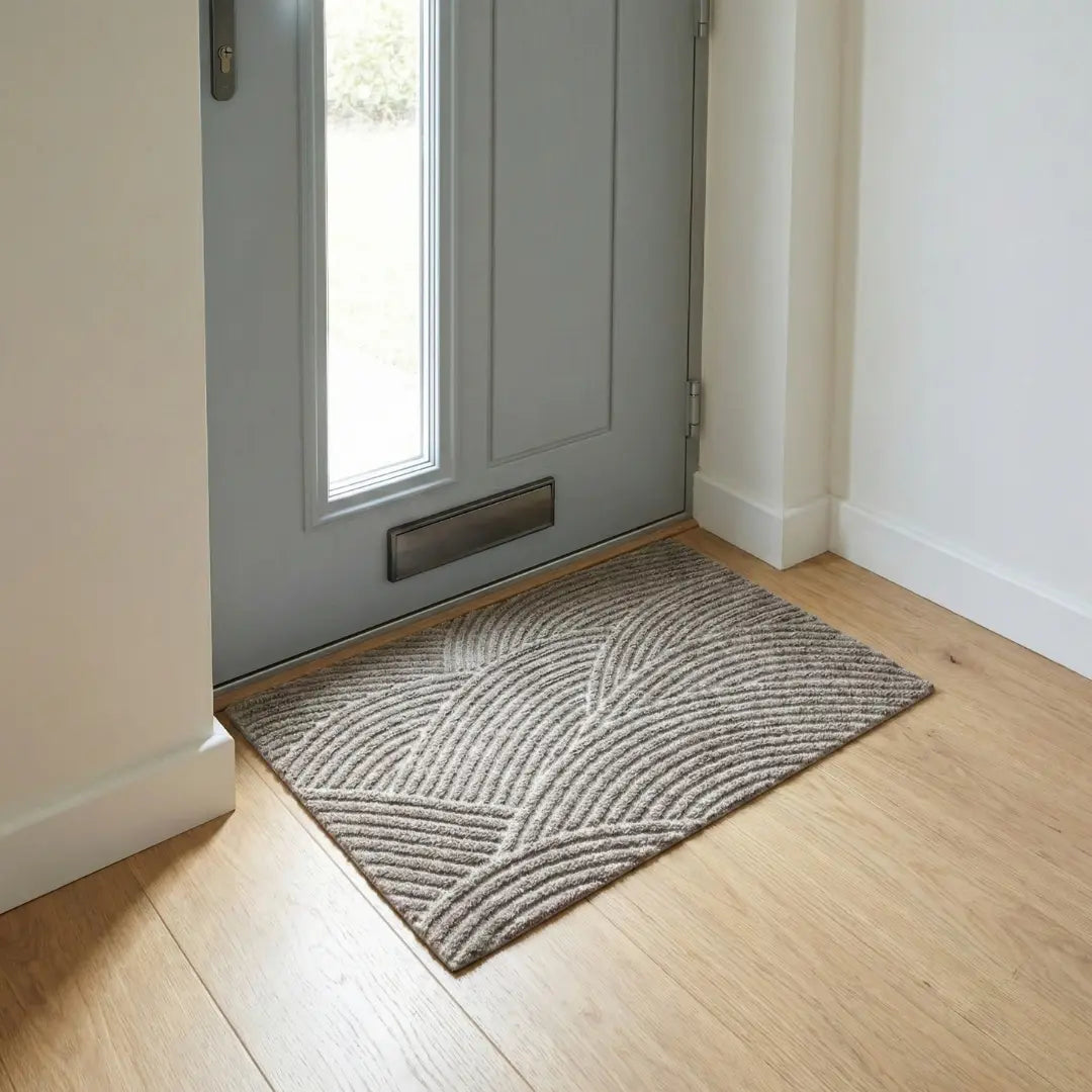 A&L Mat °04 Indoor Outdoor Doormat - Non Slip Textured Wave Design