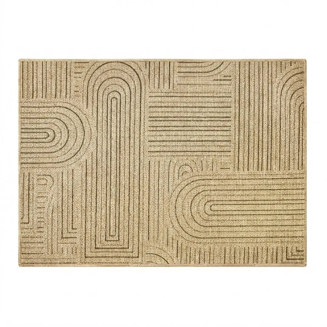 A&L Mat °17 Linen Colour Doormat – Non Slip Rubber Entrance Doormat