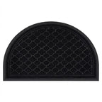 A&L Mat °21 Half Moon Doormat – Non Slip Rubber Entrance Doormat