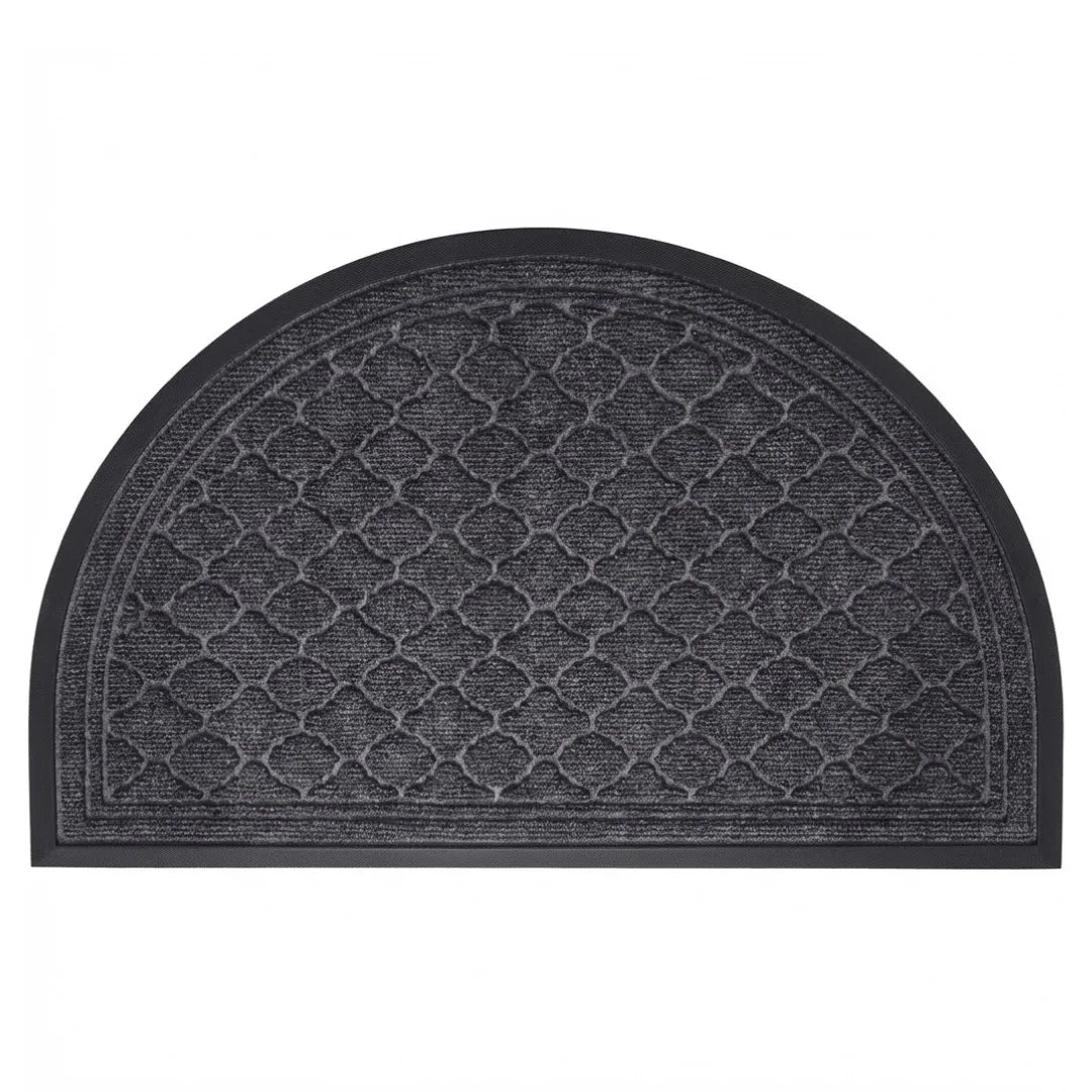 A&L Mat °21 Half Moon Doormat – Non Slip Rubber Entrance Doormat