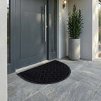 A&L Mat °21 Half Moon Doormat – Non Slip Rubber Entrance Doormat