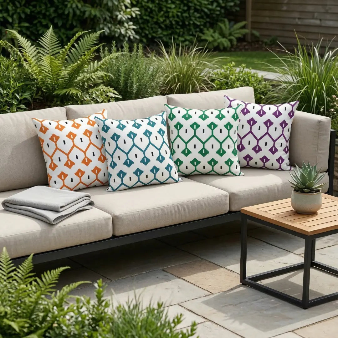 A&L Outer °04 Geometric Outdoor Cushion Cover - Waterproof