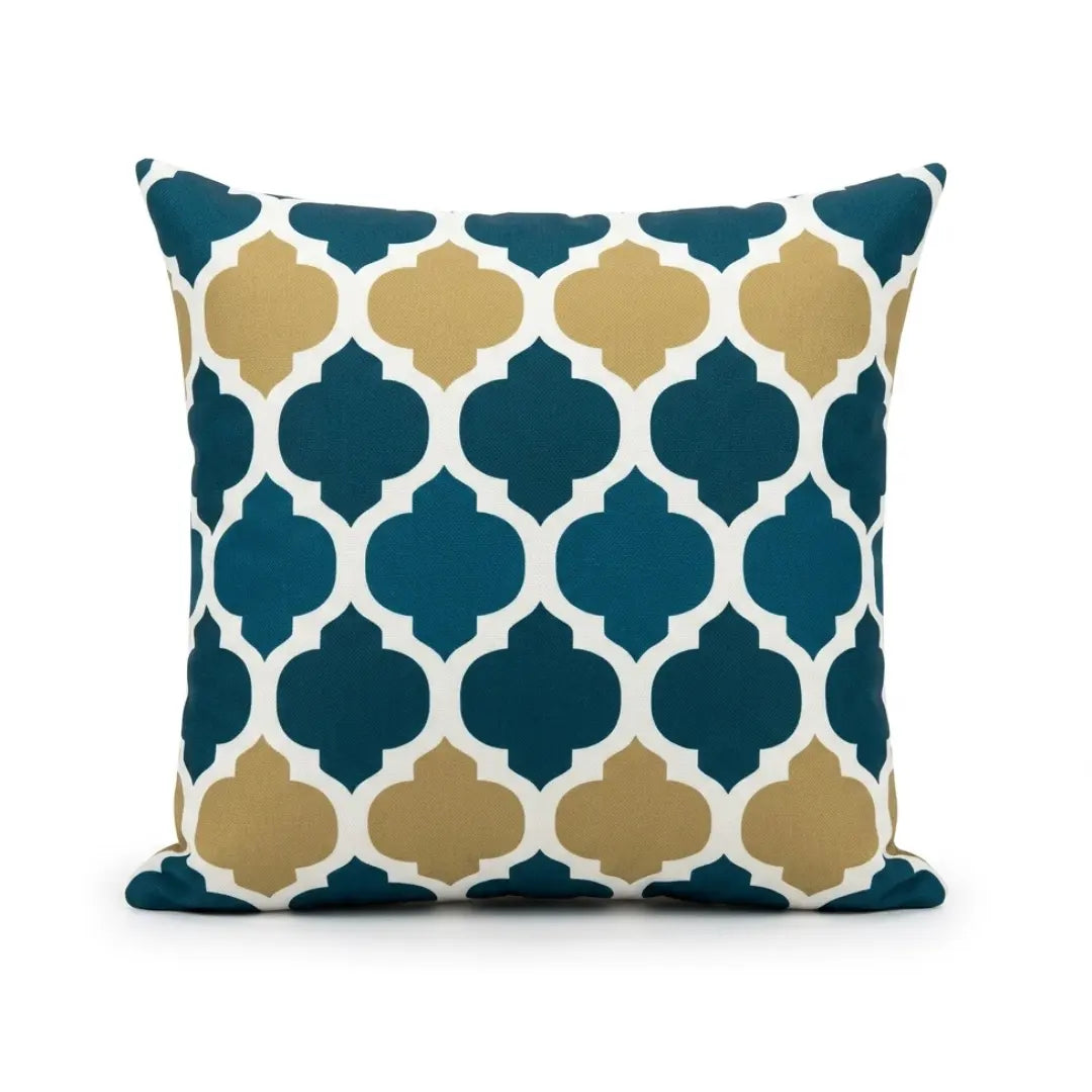 A&L Outer °07 Geometric Waterproof Outdoor Cushion Cover - Garden