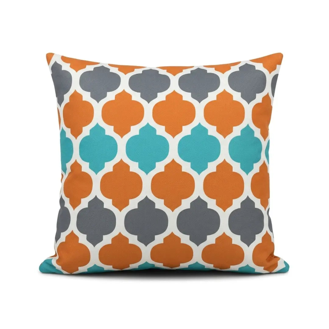 A&L Outer °07 Geometric Waterproof Outdoor Cushion Cover - Garden