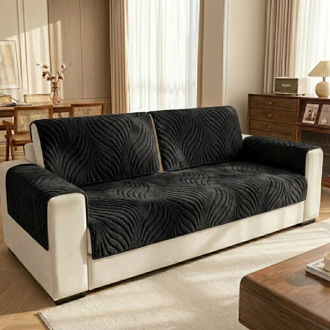 A&L Sofa °05 Wave Textured Sofa Cover - Non Slip Couch Covers