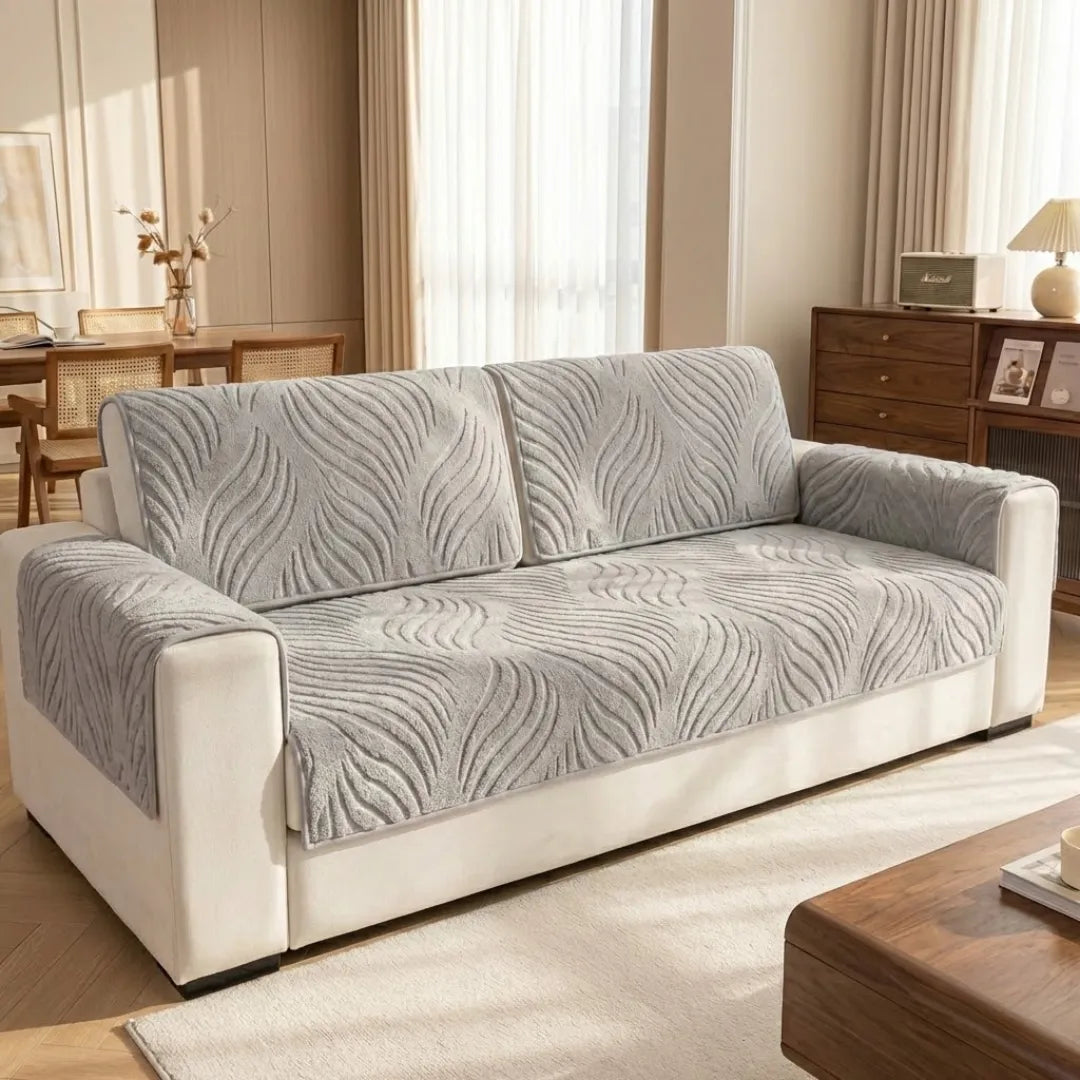 A&L Sofa °05 Wave Textured Sofa Cover - Non Slip Couch Covers