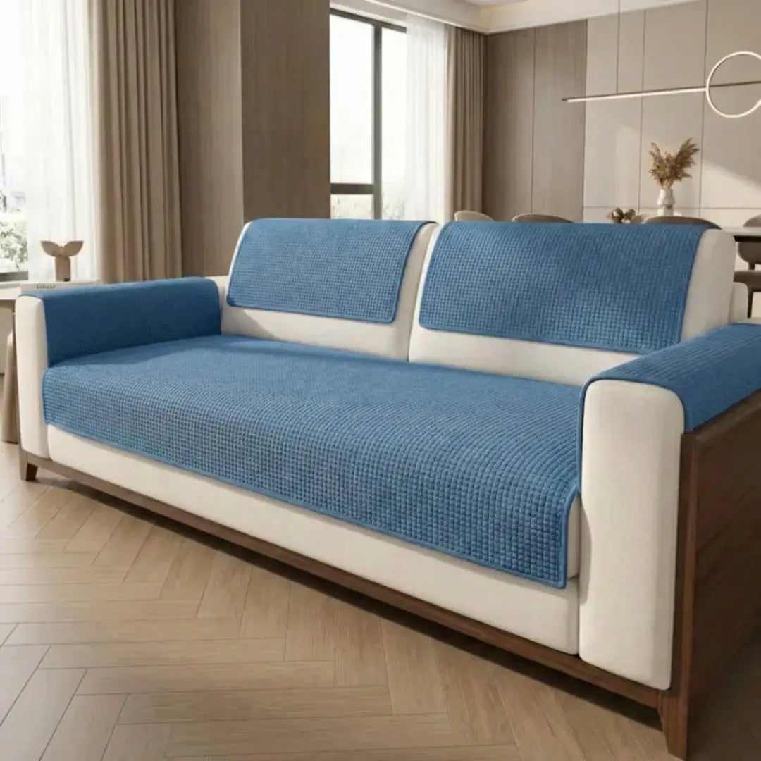 A&L Sofa °08 Non Slip Waffle Sofa Cover - Textured Settee Covers