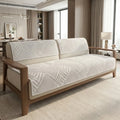 A&L Sofa °31 Plush Velvet Sofa Cover - Geometric Settee Covers