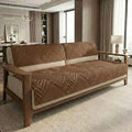 A&L Sofa °31 Plush Velvet Sofa Cover - Geometric Settee Covers