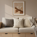 A&L °03 Modern Cushion Covers – Geometric Tufted Arch Pattern