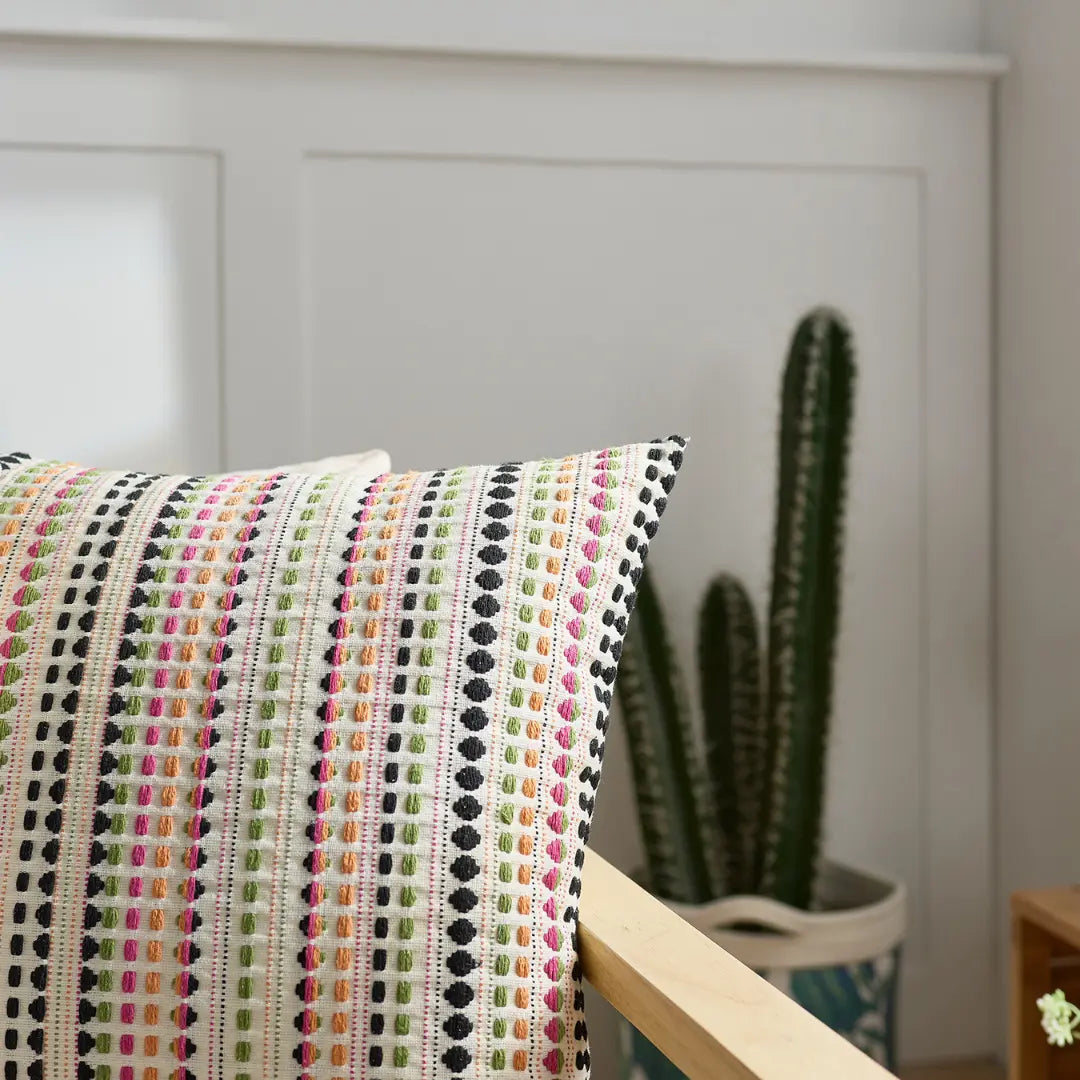 A&L °05 Modern Cushion Covers – Geometric Embroidered Cushion
