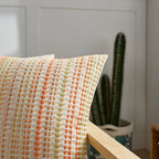 A&L °05 Textured Scatter Cushion Cover – Modern Woven Stripe Design