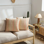 A&L °05 Textured Scatter Cushion Cover – Modern Woven Stripe Design