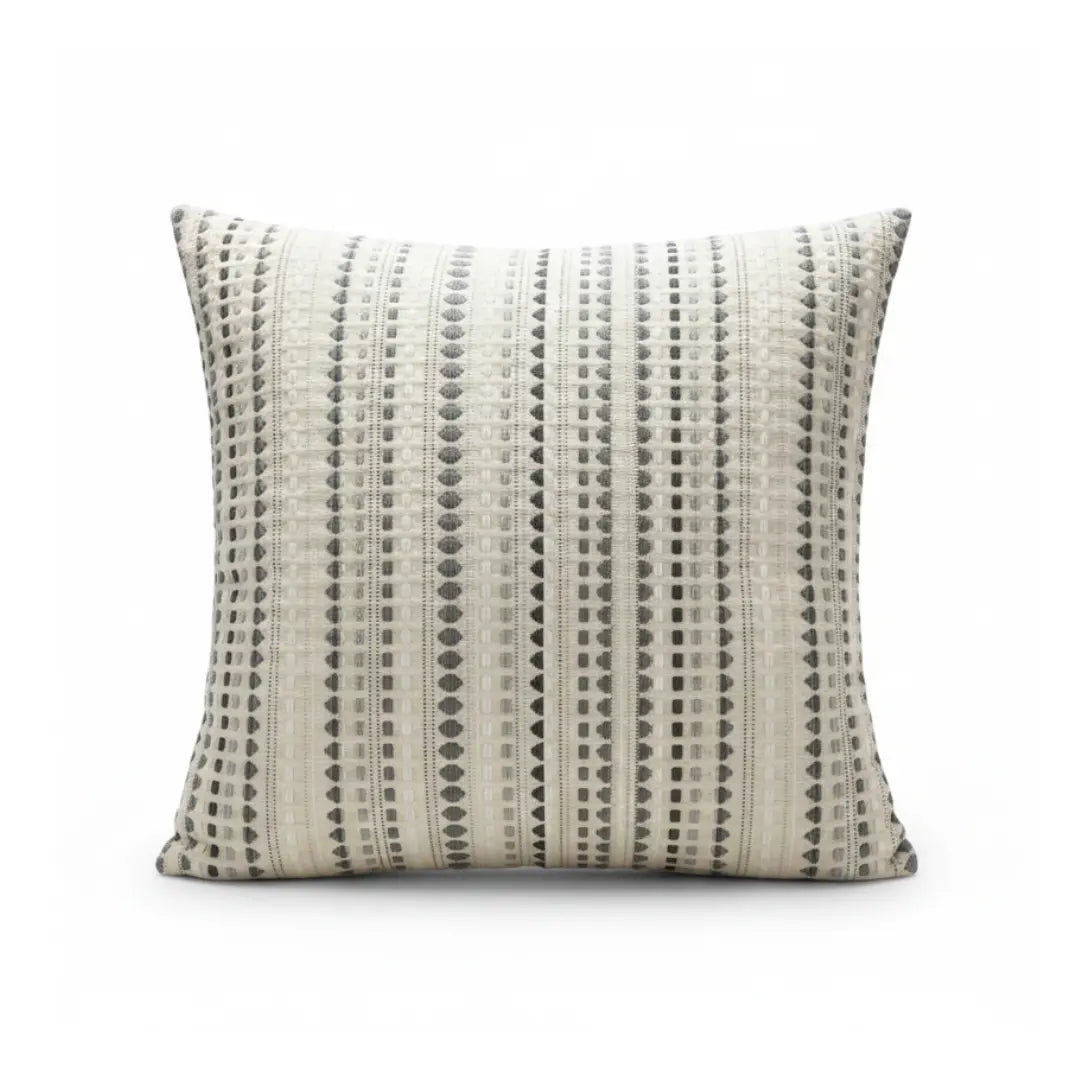 A&L °05 Modern Cushion Covers – Geometric Embroidered Cushion
