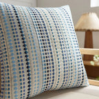 A&L °05 Textured Scatter Cushion Cover – Modern Woven Stripe Design
