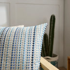 A&L °05 Textured Scatter Cushion Cover – Modern Woven Stripe Design