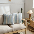 A&L °05 Textured Scatter Cushion Cover – Modern Woven Stripe Design