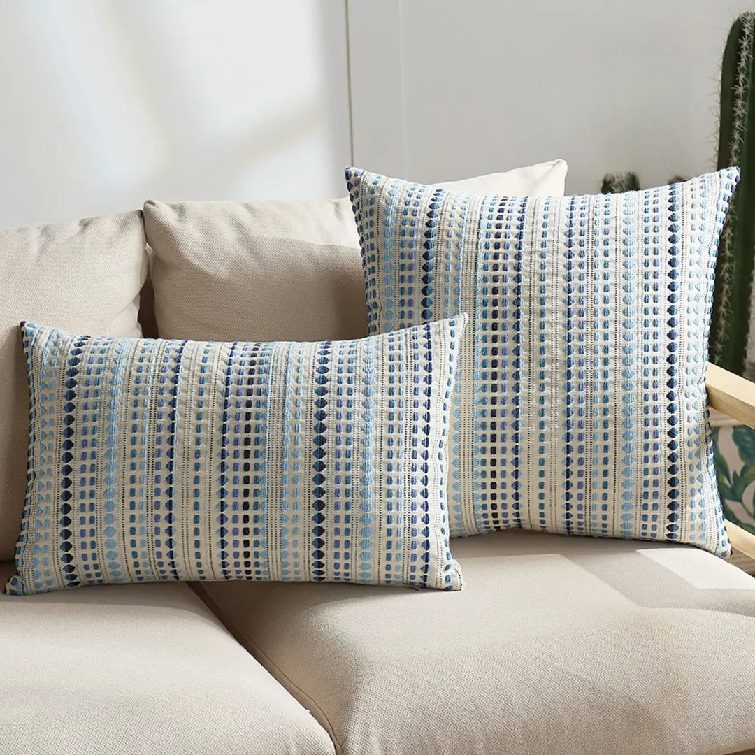 A&L °06 Modern Cushion Covers – Geometric Embroidered Cushion