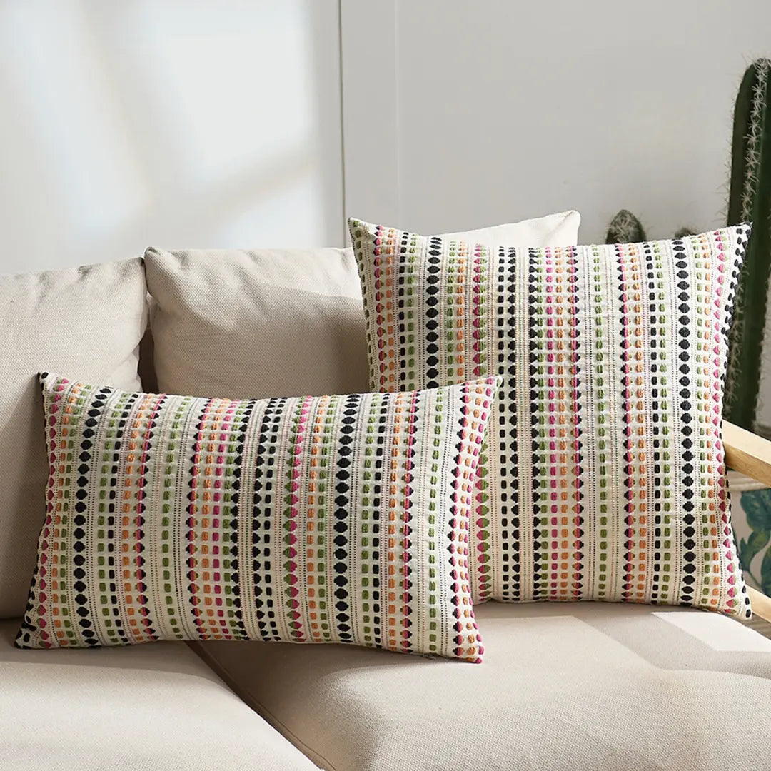 A&L °06 Modern Cushion Covers – Geometric Embroidered Cushion