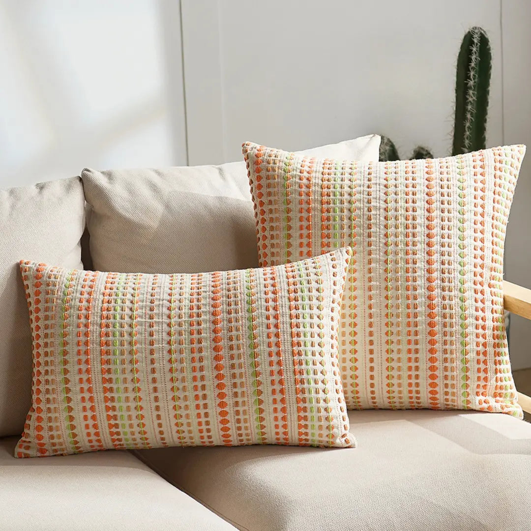 A&L °06 Modern Cushion Covers – Geometric Embroidered Cushion